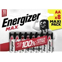 Energizer Max AA-batteri Alkali-mangan 1.5 V 8 stk