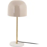 Leitmotiv - Tischleuchte Manta - Grau - Ø20cm Tischlampe - Nachttischlampe, Wohnzimmer, Schlafzimmer