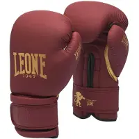 Leone1947 Black&gold Kunstleder-boxhandschuhe