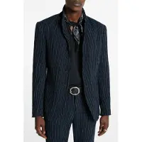 John Varvatos Slim Fit Convertible Peak Lapel Jacket Ink Blue Größe: 48 | Blazer Outlet | Herren | Blau