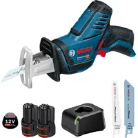 Bosch Akku-Säbelsäge GSA 12V-14 / 2x 3,0 Ah Akku + Ladegerät