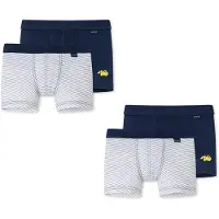 Schiesser Boxer Allday Basic in blau/weiß | Gr.: 92