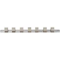Bgs Aufsteckschiene mit 7 Clips | 12,5 mm (1/2")