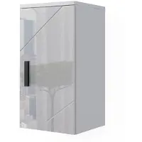 Vicco Badschrank Irma Weiß Hochglanz 30 x 59 cm, Model 39451