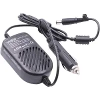 VHBW KFZ-Ladekabel kompatibel mit HP EliteBook 2730p, 2740p, 2540p, 2530p, 2760p, 8440W, 6730b, 8440p, 6930p Notebook - 12V Ladegerät Schwarz 4,74 A