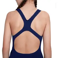 Speedo - "Medalist" Badeanzug für Mädchen (Marineblau)