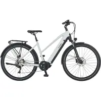 Prophete "Entdecker 5.0" 10 Gang Shimano Deore Schaltwerk Kettenschaltung Mittelmotor 250 W Pedelec, Elektrofahrrad für Damen