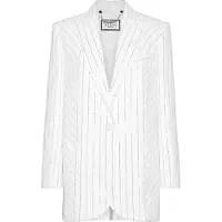 Philipp Plein - Blazer Mit Schmucksteinen - Größe XS - weiß
