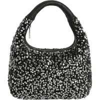 Collezione alessandro Schultertasche "Pailetten" Abendtasche mit Pailetten