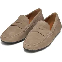Geox Herren U ISTRIA B Moccasin, Dove Grey, 43 EU