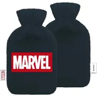 Arditex Wärmflasche mit Wärmflaschenüberzug - MARVEL-Logo