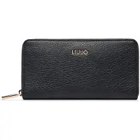 Liu Jo XL ZIP AROUND Damen Portemonnaie Schwarz : Größe - UNICA Größe: UNICA