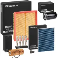 RIDEX Inspektionspaket Filterset für VW PASSAT Variant (3B6) PASSAT Variant (3B5) PASSAT (3B3)