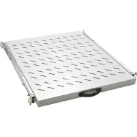Equip Ausziehbarer Fachboden 19', 1HE, 800mm, Grau
