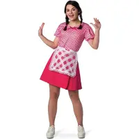 Studio 100 K3 Dress Up Kleid für Erwachsene – 3 kleine Schweinchen, Grösse 38