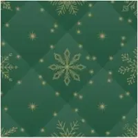 Duni Bio Dunisoft Serviette 40 x 40 cm Rhombus Green, 360 Stk/Krt (6 x 60 Stk)
