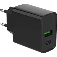 Gembird Power Delivery Charger USB-A USB-C Black