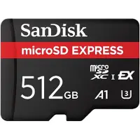SanDisk SDSQXFN-512G-GN4NN, 512 GB, MicroSDXC, UHS-I, 880 MB/s, 650 MB/s, Class 3 (U3)