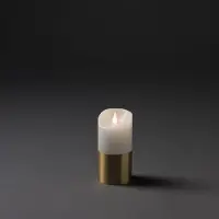 Konstsmide Kerze Kunstschmiede Mit Messingfolie 15,5cm