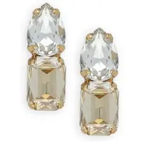 LOTT. gioielli Damen Schmuck Ce Sw Teardrop W/ Rectangle - Goudkleurig - Größe ONESIZE