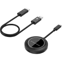 Conceptronic ATHERIC01B Kabelloses USB-C-zu-HDMI-Display-Kit 1080p, Dongle, HDMI/USB, USB Typ-C, 1920 x 1080 Pixel, Schwarz, 30 m