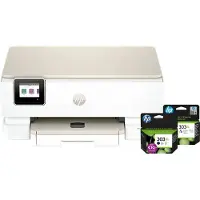 HP Envy Photo 7234 Multifunktionsdrucker + 1 schwarze XL-Reservepatrone + 1 Farbpatrone
