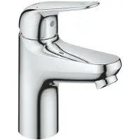 GROHE Swift QuickFix Lavaboarmatur, S-Size, 3-in-1 Tool, wassersparend, chrom