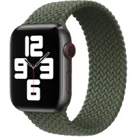 Apple Geflochtenes Solo Loop für Watch | 38/40/41/42 mm - Größe 2 - Inverness Green