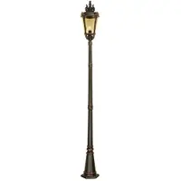 Elstead Lighting Elstead Baltimore Außen-Stehleuchte E27 239cm Verwitterte Bronze IP44