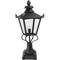 Elstead Lighting Elstead Grampian Außen-Stehleuchte E27 79cm Schwarz, UK