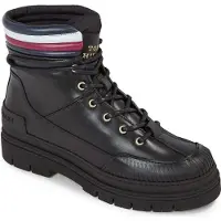 Tommy Hilfiger Damen Stiefeletten FW0FW07501 BDS Farbe: Schwarz Größe: 37