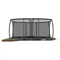 Berg Trampolin Rechteckig 500 x 300 cm cm Ultim Pro Bouncer FlatGround + Safety Net DLX XL