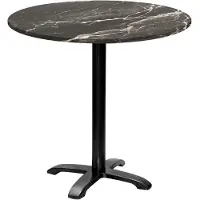 Restootab Runder Tisch Ø 80 cm – Modell Bazila Royal Marmor