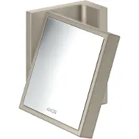 Hansgrohe Rasierspiegel Axor Uni. Rectangular neigbar, Wandmontage, brushed nickel