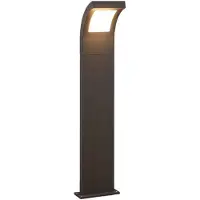 Arcchio LED Wegeleuchte Advik , schwarz, Aluminium, Modern, LED Außenleuchte