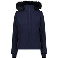 CMP Woman Jacket Zip Hood black blue (N950) 38