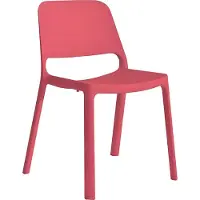 Mayer Sitzmöbel Stapelstuhl MAYER SITZMÖBEL "Stapelstuhl myNUKE", rot (himbeerrot, himbeerrot, himbeerrot), B:55cm H:82cm T:51cm, Polypropylen, Stühle, Stapelstuhl, stapelbar