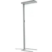 Arcchio LED-Stehleuchte Logan Ultra HCL CCT, silber, dimmbar