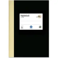 Ursus Green Geschäftsbuch, liniert m. Register, A5, 96 Blatt