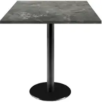 Restootab Tisch 70 x 70 cm – Modell Rome aus metallischem Stein