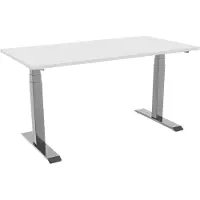 Celexon elektrisch höhenverstellbarer Schreibtisch Professional eAdjust-58123 - grau, inkl. Tischplatte 175 x 75 cm