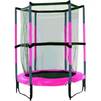 Best Sporting Indoor Trampolin Kids I Trampolin Indoor Kinder mit Ø 140 cm I hochwertiges Indoor Trampolin Kinder in blau-grün I stabiles Indoor Kinder-Trampolin