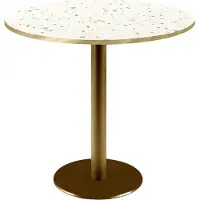 Restootab Runder Tisch Ø 70 cm Rom Bistro Terrazzo