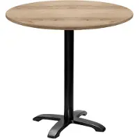 Restootab Runder Tisch Ø 80 cm – Bazila Modell Eiche Delano