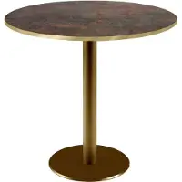 Restootab Runder Tisch Ø 70 cm Rom Bistro Rost