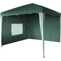 Linder Exclusiv GmbH Alu Pavillon Faltpavillon 3x3m Gartenpavillon Gartenzelt Partyzelt Wasserabweisend