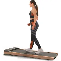 Letix Elektrisches Laufband DeskWalk für zu Hause oder Büro, LCD-Display Motorisiertes Fitnessgerät, Schreibtisch Heimtrainer - Holz Optik - versch. Ausführungen