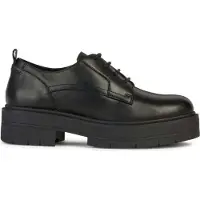 Geox Schnürschuhe SPHERICA, Glattleder, Schwarz, Damen