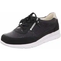 Waldlaufer Schnürhalbschuhe in blau, Gr. 4