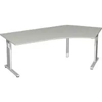Geramöbel Winkelschreibtisch »Lissabon« lange Seite links braun, 216.6x72x113 cm